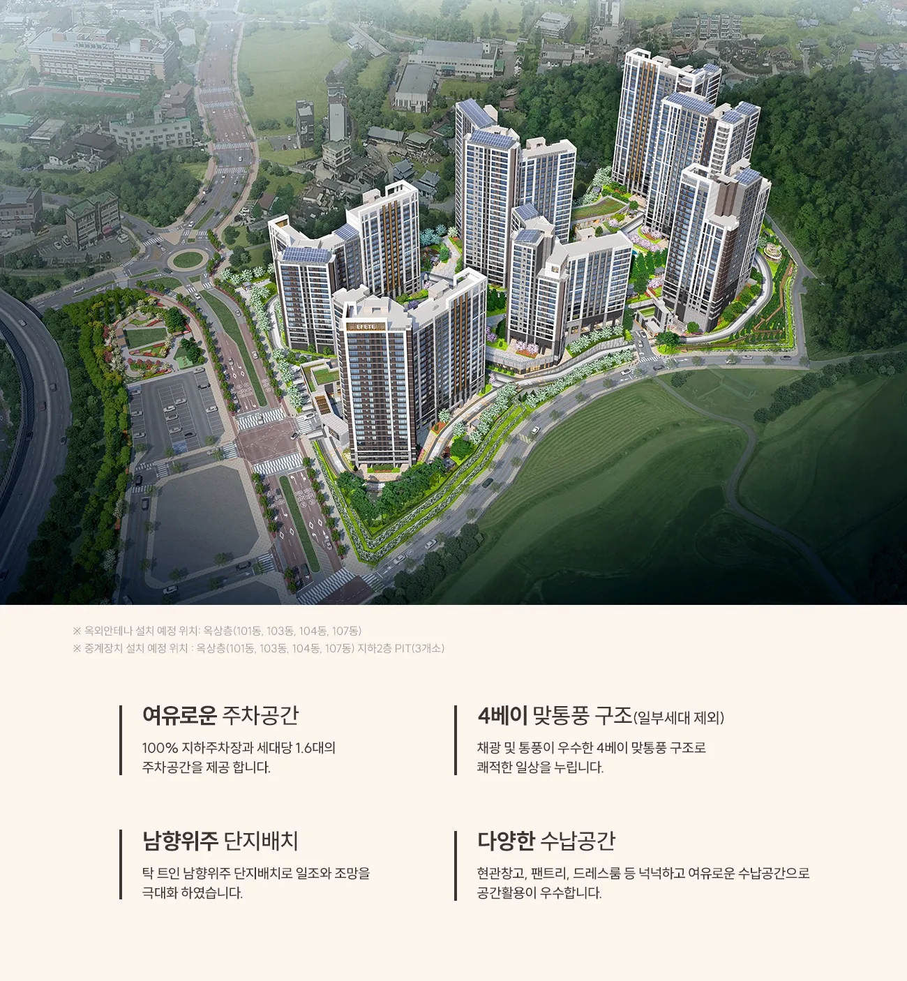 이천 부발역 에피트 에디션 단지 조감도